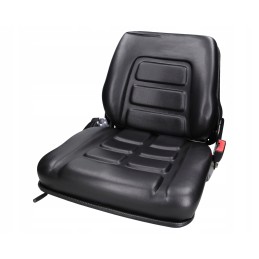 Forklift seat, operator belt sensor