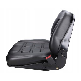 Forklift seat, operator belt sensor