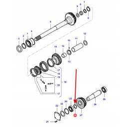 Va128765 gear o-ring