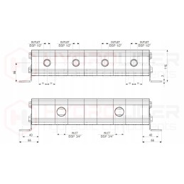 Gear divider AFD20 4 8N blue ascend