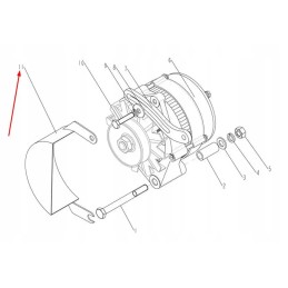 4k39t 53005 2 alternator cover