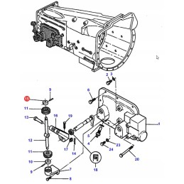 3387683m1 plastic gear lever connector