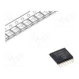 3 pcs x NEXPERIA - 74HC4051PW-Q100,118 - IC: digital, multiplexer, IN: 8, CMOS, SMD, TSSOP16, 2÷10VDC, HC