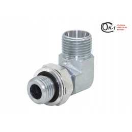 Elbow with locknut m27x2 m18x1 5 12l