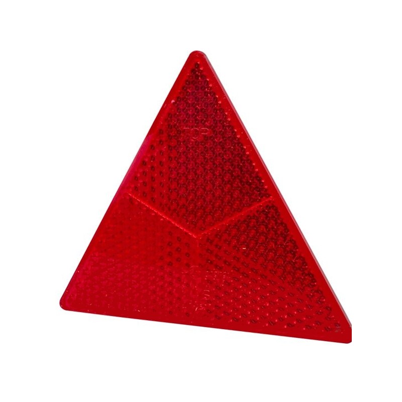 Screw-on reflective triangle