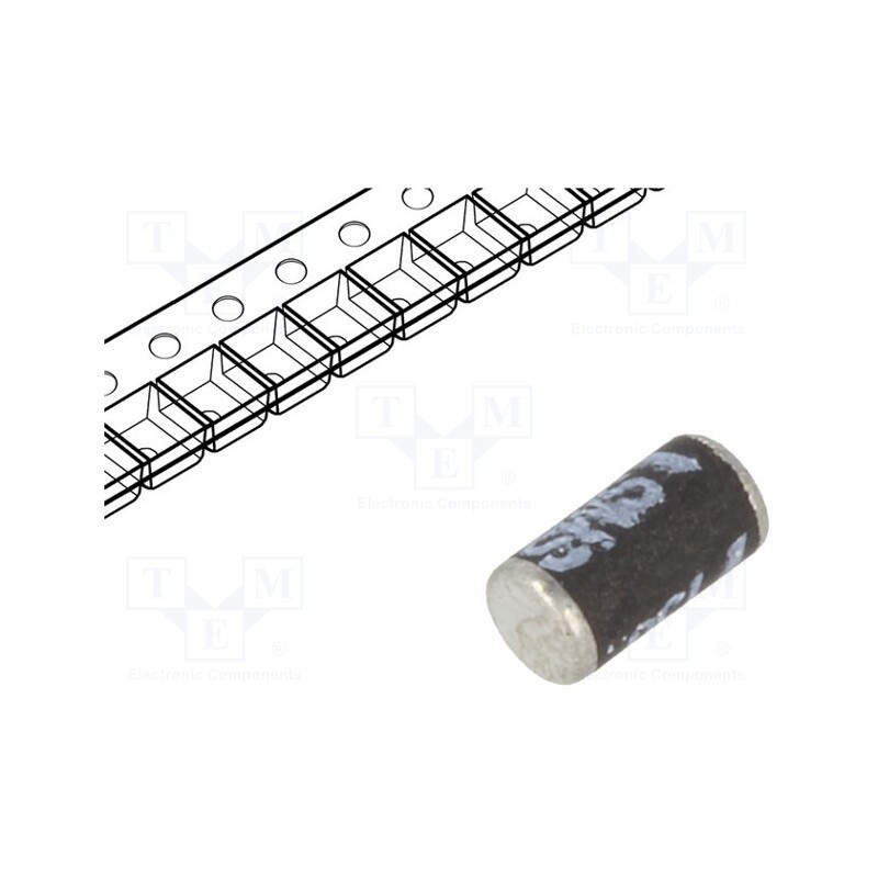 5 pcs x DIOTEC SEMICONDUCTOR - SMS130 - Diode: Schottky rectifying, SMD, 30V, 1A, MELF plastic,