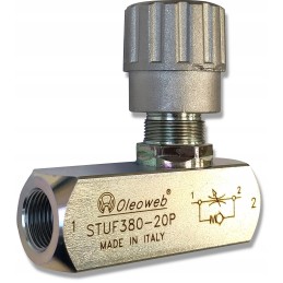 Hydraulic check valve in 1 side 3 8 30l