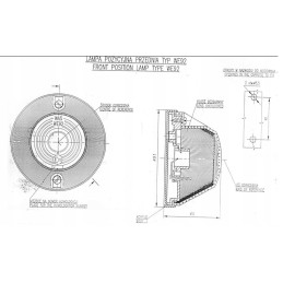 White front position lamp in 92