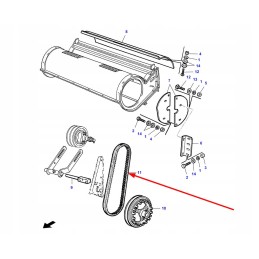 La340435153 fan drive belt