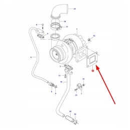 V836840992 turbocharger gasket