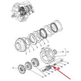3382240m1 gearbox accelerator sleeve