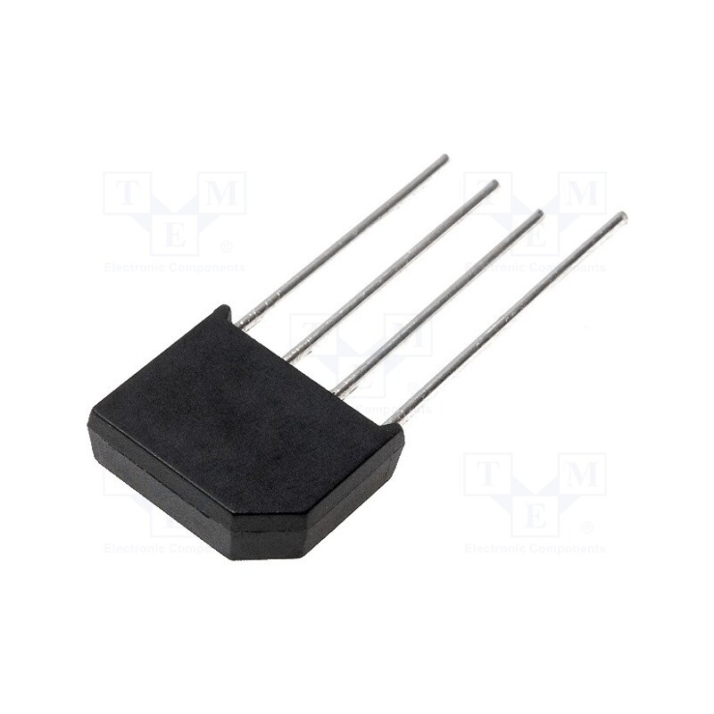 1 pcs x MICRO COMMERCIAL COMPONENTS - RS407GL-BP - Bridge rectifier: single-phase, Urmax: 1kV, If: 4A, Ifsm: 200A, flat