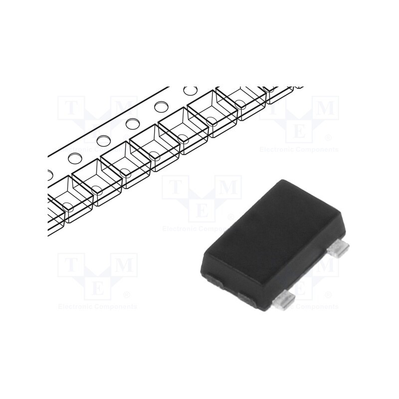 5 pcs x TOSHIBA - SSM3J334R,LF(T - Transistor: P-MOSFET, unipolar, -30V, -4A, 1W, SOT23F