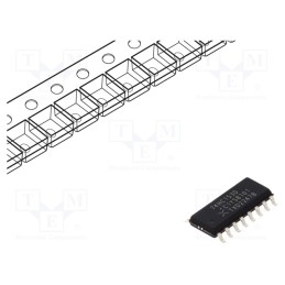 1 pcs x NEXPERIA - 74HC153D,653 - IC: digital, multiplexer, Ch: 2, IN: 6, CMOS, SMD, SO16, 2÷6VDC, HC