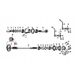 C 330 gearbox fork latch spring 10 pieces