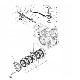 Massey Ferguson 301 handbrake cover oring