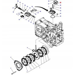 Massey Ferguson handbrake cover gasket