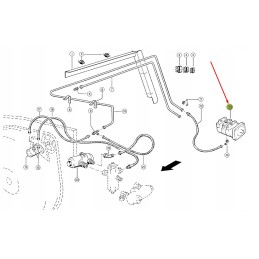 Claas 075970 three-section hydraulic pump