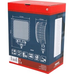 Square LED work lamp 48w 3840 lm 10 30v
