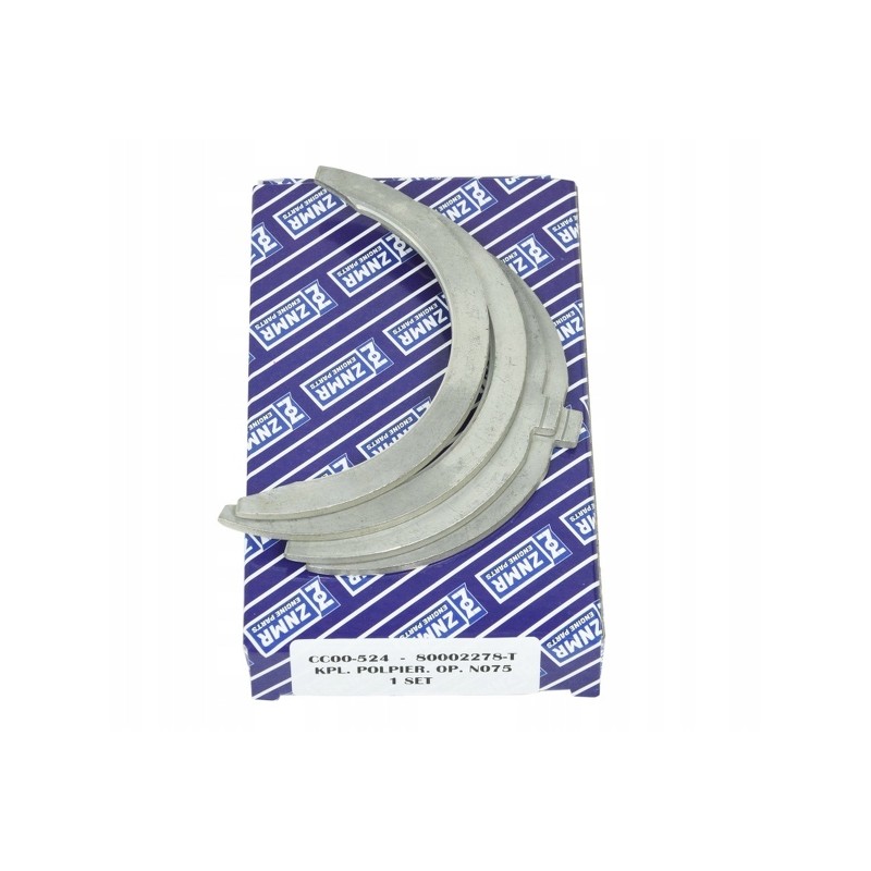 Set of half rings n075 bimetallic c 385 mark