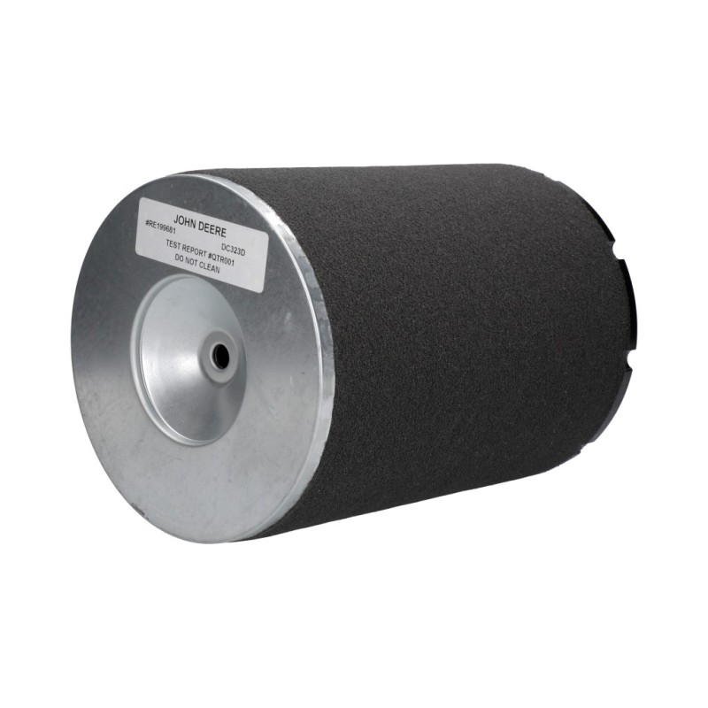 Carbon file air filter john deere re199681