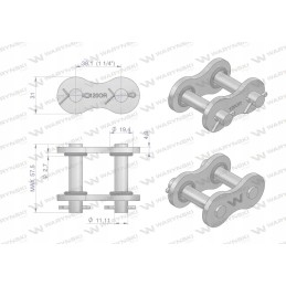 Chain lock ansi a 120 r1 1 1 2 resistant lac