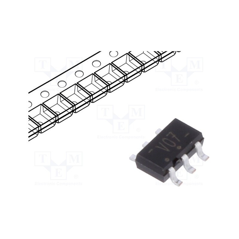 1 pcs x NEXPERIA - 74LVC2G07GV,125 - IC: digital, buffer,non-inverting, Ch: 2, CMOS,TTL, SMD, TSOP6, LVC