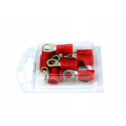 Insulated ring terminals 10 m6, pack of 10 pcs