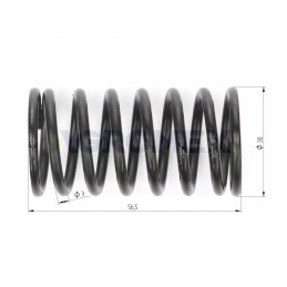 Outer valve spring 950508 zetor 10 c 360