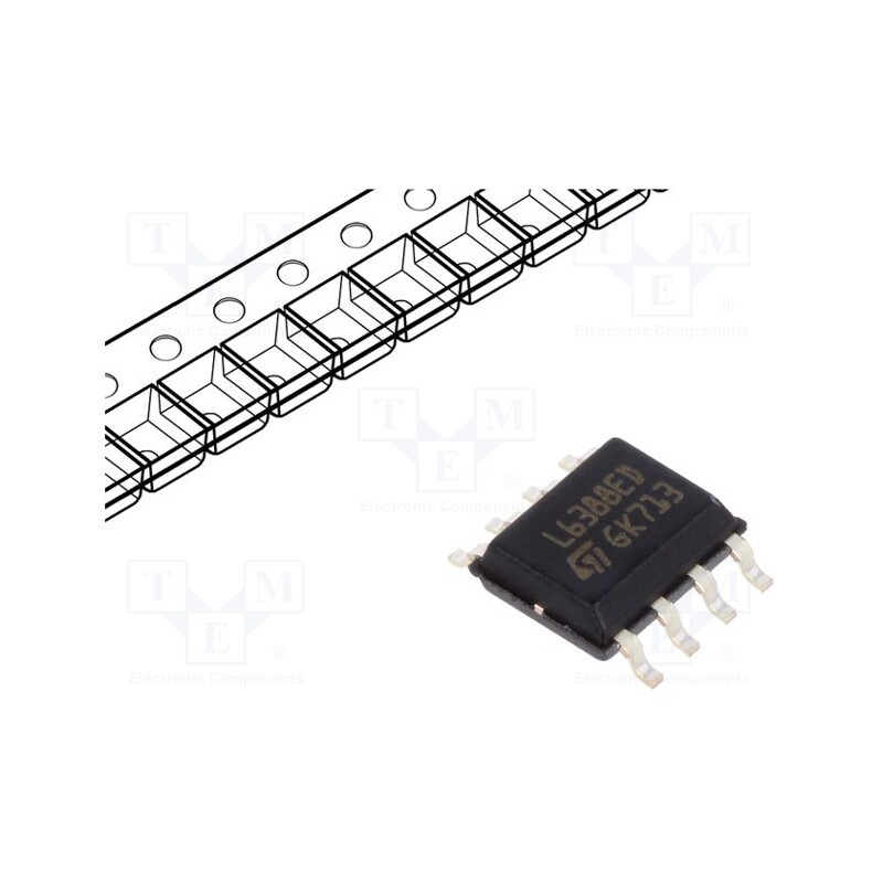 1 pcs x STMicroelectronics - L6388ED013TR - IC: driver, push-pull, SO8, 400mA, 580V, Ch: 2, 400kHz, Usup: 17V
