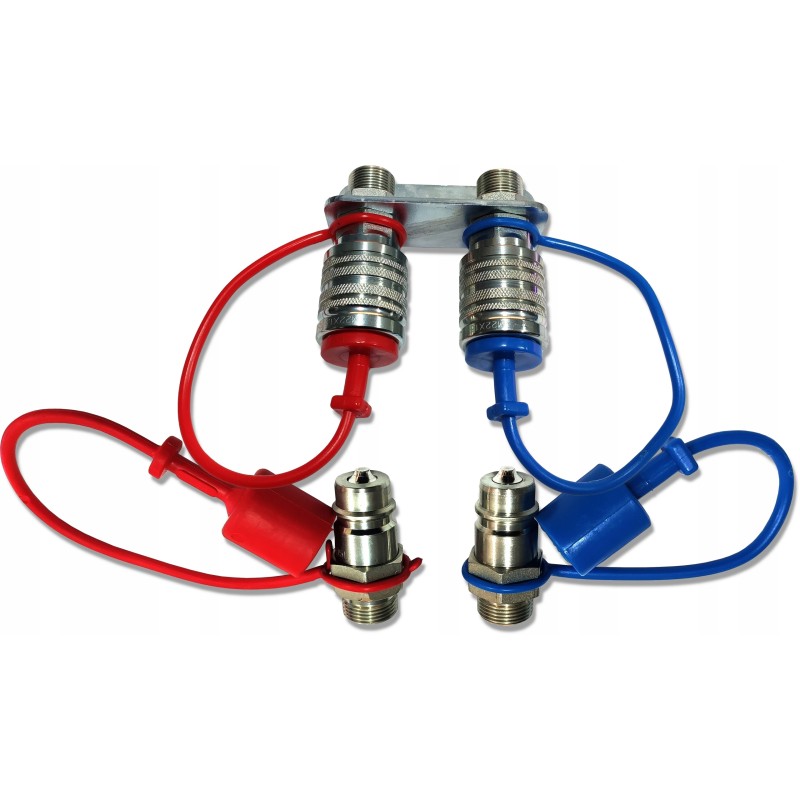 Set of quick connectors, Euro M22 plug sockets