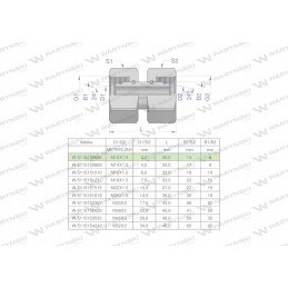 Hydra metric connector AA M12x1 5 06L Warynski