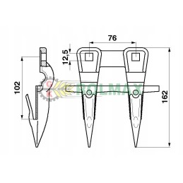 Double bayonet mf 640590m91 original