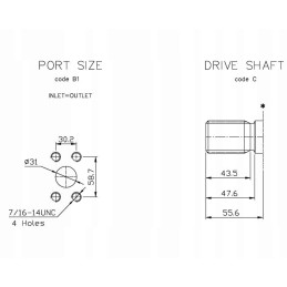 Hydraulic motor ma2213c5b1d jcb 800 warynski