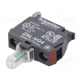 1 pcs x SCHNEIDER ELECTRIC - ZALVG4 - Illuminating unit, 22mm, Harmony XB4, -25÷70°C, Illumin: LED, red