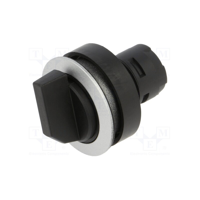 1 pcs x SCHLEGEL - RRJSTA - Switch: rotary, 22mm, Stabl.pos: 1, IP65, Pos: 2, Cutout: Ø22.3mm