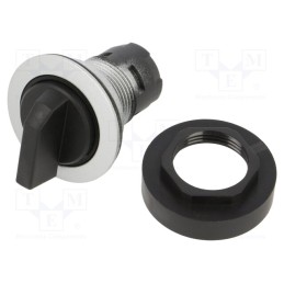 1 pcs x SCHLEGEL - RRJSTB - Switch: rotary, 22mm, Stabl.pos: 1, IP65, Pos: 3, Cutout: Ø22.3mm