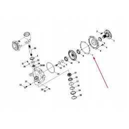 Tc02311010060 steering knuckle housing gasket
