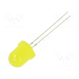 2 pcs x OPTOSUPPLY - OSY5JS8134A - LED, 8mm, yellow, blinking, 220÷330mcd, 60°, 3÷5V, 20mA, 1.8Hz