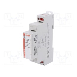 1 pcs x RELPOL - RPI-1ZI-D12 - Relay: installation, monostable, SPST-NO, 16A, max.300VAC, IP20
