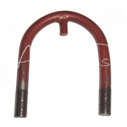 Axle stirrup with peg