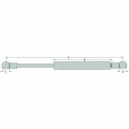 Gas actuator for Ford doors 83952266