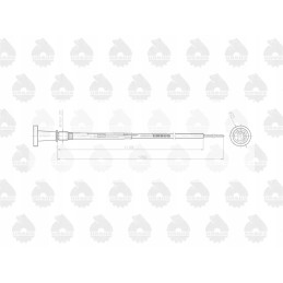 Engine extinguishing cable l 1250mm c 360 3p original