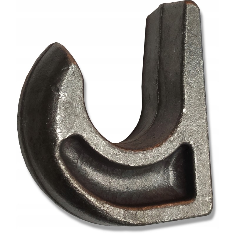 Strong Euroframe hook of the loader bucket, diameter 40, weldable