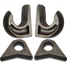 Strong, weldable Euro frame hook of the Fi40 loader bucket