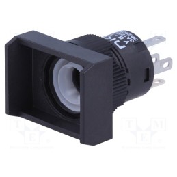 1 pcs x NKK SWITCHES - YB15RKW01 - Switch: push-button, Pos: 2, SPDT, 3A/125VAC, ON-(ON), 200MΩ, YB
