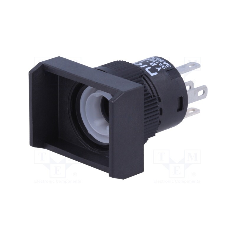 1 pcs x NKK SWITCHES - YB15RKW01 - Switch: push-button, Pos: 2, SPDT, 3A/125VAC, ON-(ON), 200MΩ, YB