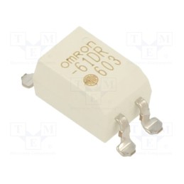 1 pcs x OMRON OCB - G3VM61DR - Relay: solid state, SPST-NO, Icntrl: 30mA, 2000mA, max.60VAC, SMT