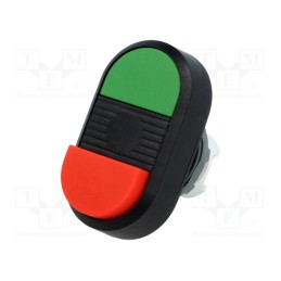 1 pcs x ABB - 1SFA611141R1106 - Switch: double, 22mm, Stabl.pos: 1, green/red, none, IP66, Pos: 2