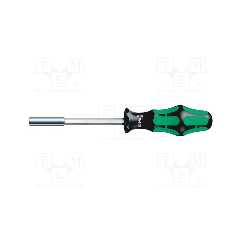 1 pcs x WERA - 5051005001 - Screwdriver handle, Blade length: 120mm, Overall len: 232mm
